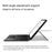 For Huawei MatePad Pro 11 (2022) Leather Case + Touchpad Bluetooth-compatible Keyboard with Backlit - Black - 5