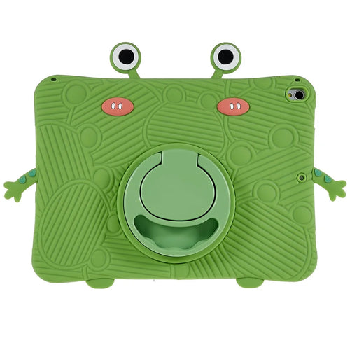 For iPad 10.2 (2021) / (2020) / (2019) / iPad Pro 10.5-inch (2017) / Air 10.5 inch (2019) Protective Case Cartoon Frog Design Silicone + PC Shockproof Tablet Cover - 1