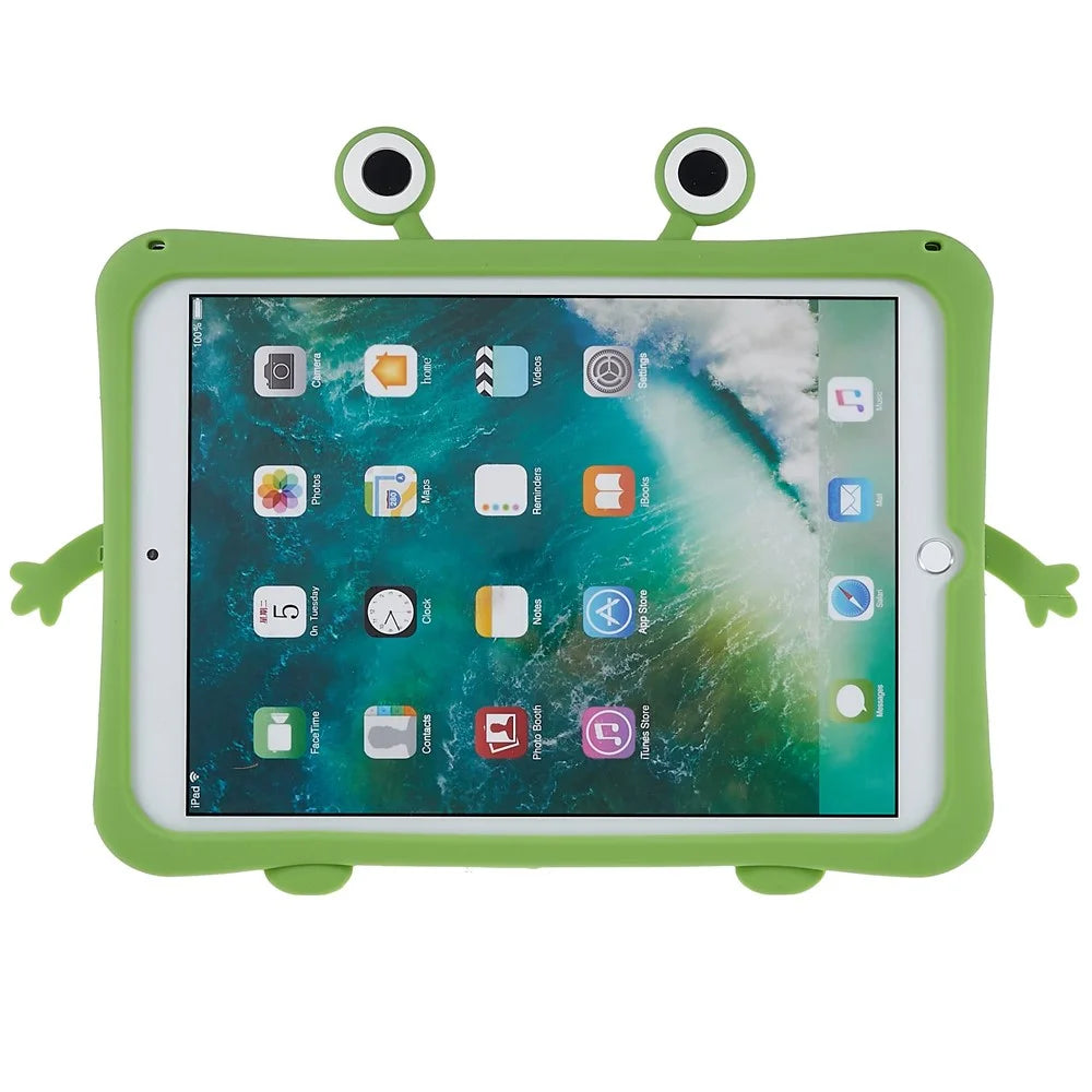 For iPad 10.2 (2021) / (2020) / (2019) / iPad Pro 10.5-inch (2017) / Air 10.5 inch (2019) Protective Case Cartoon Frog Design Silicone + PC Shockproof Tablet Cover - 2