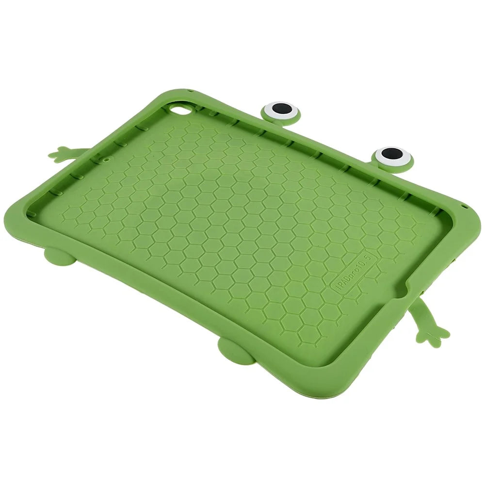 For iPad 10.2 (2021) / (2020) / (2019) / iPad Pro 10.5-inch (2017) / Air 10.5 inch (2019) Protective Case Cartoon Frog Design Silicone + PC Shockproof Tablet Cover - 7