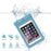 Universal Waterproof Bag for Tablets Below 9 inches, IPX8 30m Underwater Screen Touch Transparent PVC Tablet Case Pouch with Lanyard - Grey Blue - 3