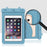 Universal Waterproof Bag for Tablets Below 9 inches, IPX8 30m Underwater Screen Touch Transparent PVC Tablet Case Pouch with Lanyard - Grey Blue - 6