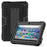 For Amazon Fire 7 (2022) Robot Style Silicone + PC Tablet Case Color Contrast Drop-proof Kickstand Protective Case - Black - 1