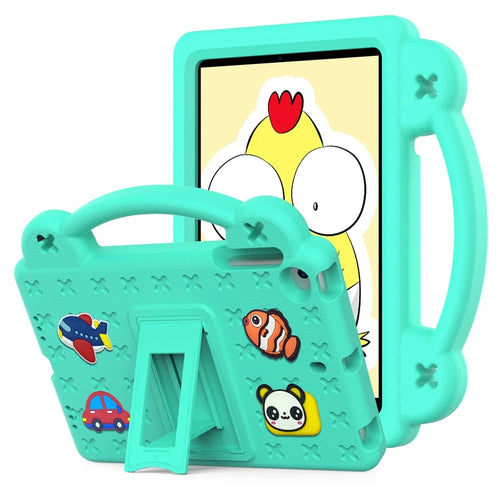 For iPad mini (2019) 7.9 inch / iPad mini 4 / 3 / 2 / 1 Drop-proof Tablet Case Kickstand Hand Grip Anti-scratch Protective Cover - Green - 1