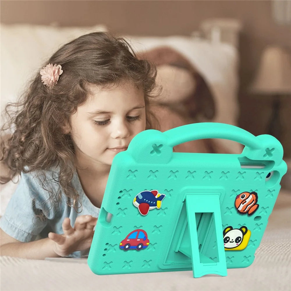For iPad mini (2019) 7.9 inch / iPad mini 4 / 3 / 2 / 1 Drop-proof Tablet Case Kickstand Hand Grip Anti-scratch Protective Cover - Green - 5