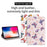 For iPad mini 4 / mini (2019) 7.9 inch Protective Case Butterfly Printed Shockproof Cover Anti-Scratch Tablet Case with Stand - Phantom Butterfly - 2