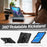 For Lenovo M10 Plus / Tab K10 / M10 FHD Plus 2nd Gen / Smart Tab M10 FHD Plus Silicone+PC Tablet Case Hand Strap Kickstand Shockproof Cover with Shoulder Strap - Black - 4