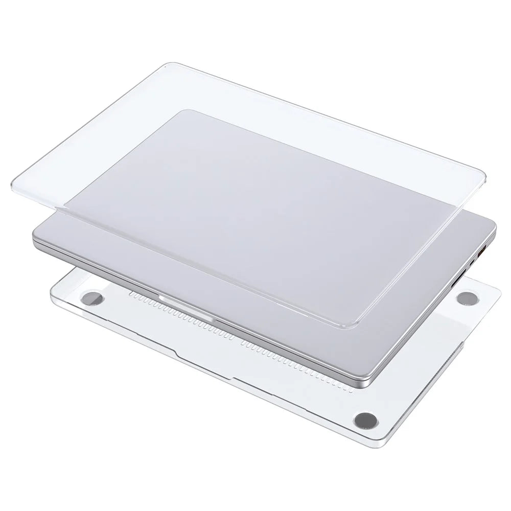 LENTION For MacBook Air 13 inch (2026) A3449 / (2025) A3240 / (2024) A3113 / (2022) A2681 Laptop Case Anti-Scratch Crystal Clear Notebook Hard PC Shell - 1