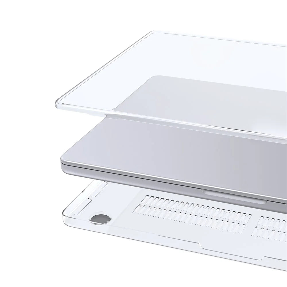 LENTION For MacBook Air 13 inch (2026) A3449 / (2025) A3240 / (2024) A3113 / (2022) A2681 Laptop Case Anti-Scratch Crystal Clear Notebook Hard PC Shell - 5