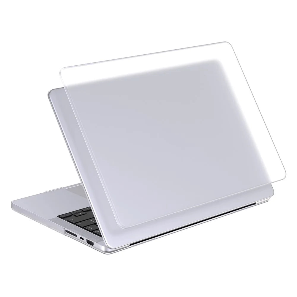 LENTION For MacBook Pro 14 inch (2026) A3427 A3426 / (2025) A3434 A3112 A3185 A3401 / (2024) A2918 A2992 / (2023) A2779 / (2022) / (2021) A2442 Matte Finish PC Laptop Case Front and Back Cover - Transparent White - 2