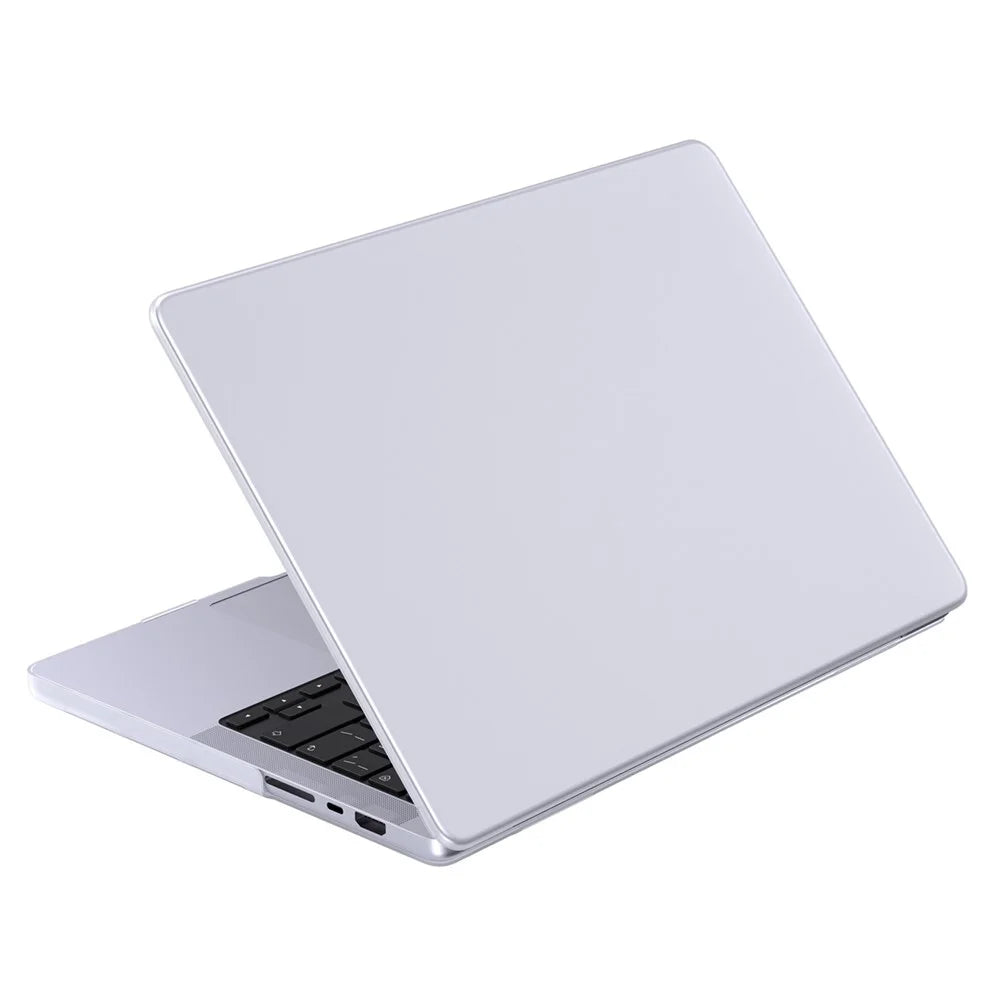 LENTION For MacBook Pro 14 inch (2026) A3427 A3426 / (2025) A3434 A3112 A3185 A3401 / (2024) A2918 A2992 / (2023) A2779 / (2022) / (2021) A2442 Matte Finish PC Laptop Case Front and Back Cover - Transparent White - 3