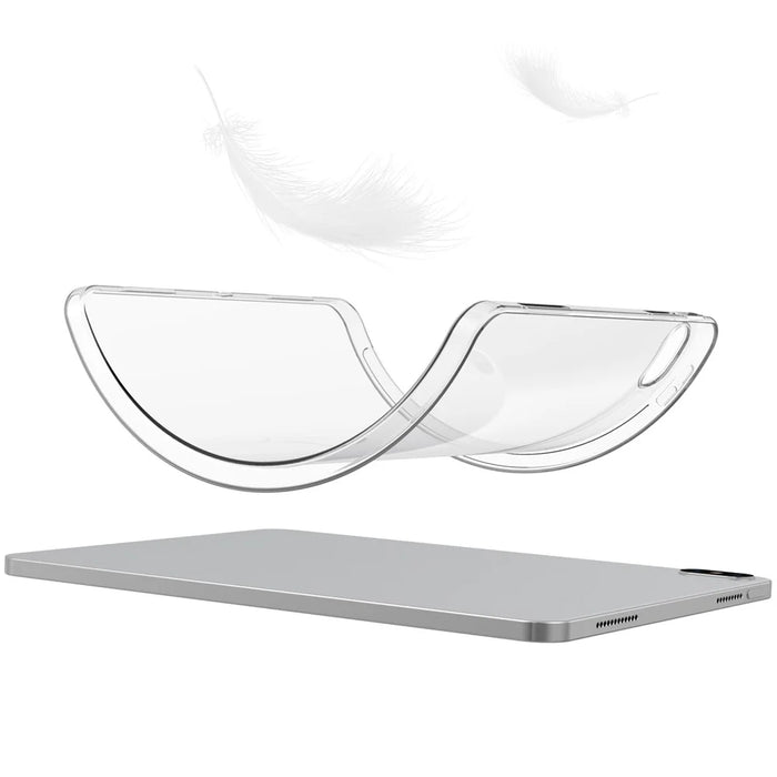 For iPad (2025) / 10.9 (2022) Soft TPU Shockproof Case Transparent HD Clear Cover - 4