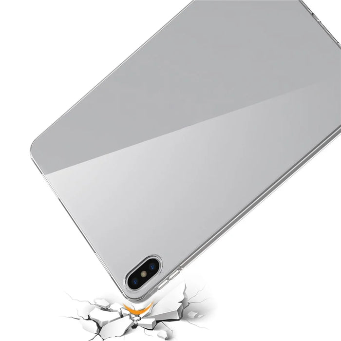 For iPad (2025) / 10.9 (2022) Soft TPU Shockproof Case Transparent HD Clear Cover - 5