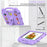 For iPad Air 2 / Air (2013)  /  9.7-inch (2017) / (2018) Anti-Scratch EVA Case Protective Tablet Cover Portable Case with Kickstand - Purple - 3