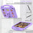 For Lenovo Yoga Tab5 YT-X705F 10.1 inch / Lenovo Tab M10 TB-X605F / TB-X505 / Huawei MediaPad T5 10.1 EVA Case Protective Tablet Cover Shockproof Case with Kickstand - Purple - 3