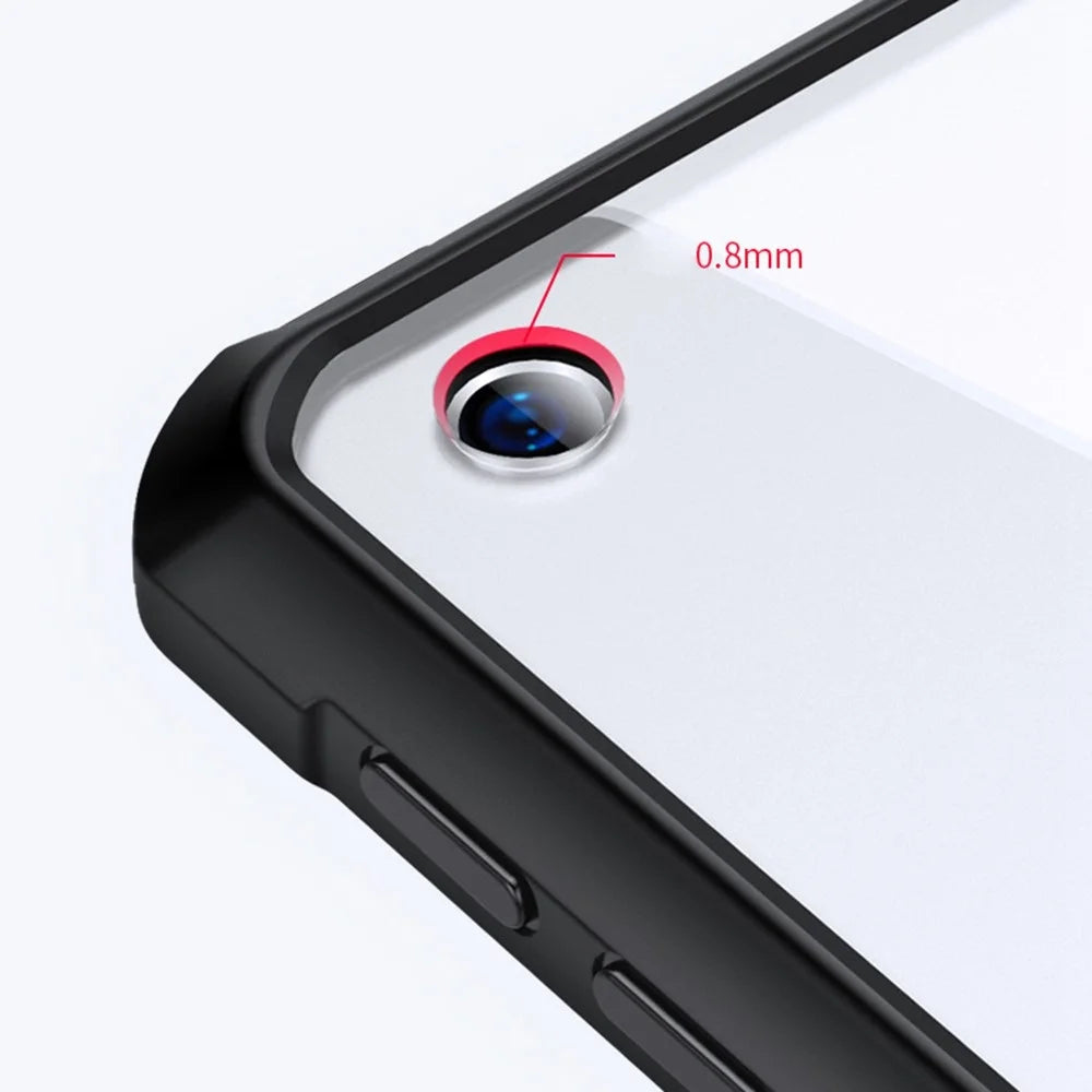 XUNDD For iPad 10.2 (2021) / (2019) / (2020) Protective Case Anti-Drop Tablet Cover TPU Acrylic Transparent Shockproof Case - 5