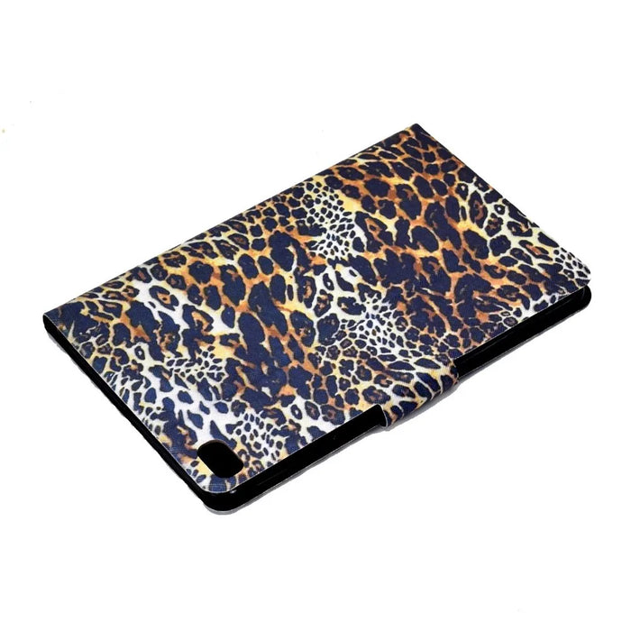 For iPad Mini 1 / 2 / 3 / 4 / mini (2019) 7.9 inch Pattern Printing Magnetic Flip Case PU Leather Folding Folio Stand Cover with Card Slots - Leopard - 6