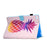 For iPad Air (2013) / Air 2 / iPad 9.7-inch (2017) / (2018) Stitched Leather Case Protective Tablet Cover Pattern Printed Magnetic Closure Shockproof Cover with Stand  /  Card Slots - Pink Pineapple - 4