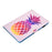 For iPad Air (2013) / Air 2 / iPad 9.7-inch (2017) / (2018) Stitched Leather Case Protective Tablet Cover Pattern Printed Magnetic Closure Shockproof Cover with Stand  /  Card Slots - Pink Pineapple - 5