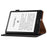 For Amazon Kindle Paperwhite 5 (2021) Solid Color Magnetic Clasp Stand Case PU Leather Shockproof Cover with Card Slots - Black - 3
