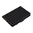 For Amazon Kindle Paperwhite 5 (2021) Solid Color Magnetic Clasp Stand Case PU Leather Shockproof Cover with Card Slots - Black - 7