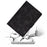 For Samsung Galaxy Tab A 10.1 (2019) T510 / T515 Cowhide Texture PU Leather Tablet Case Card Holder Solid Color Foldable Stand Cover - Grey - 5