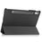 For Lenovo Tab P11 Pro Gen 2 Tri-fold Stand PU Leather Tablet Case Auto Wake / Sleep Function Drop-proof Cover - Black - 4