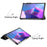 For Lenovo Tab P11 Pro Gen 2 Tri-fold Stand PU Leather Tablet Case Auto Wake / Sleep Function Drop-proof Cover - Black - 6
