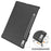 For Lenovo Tab P11 Pro Gen 2 Tri-fold Stand PU Leather Tablet Case Auto Wake / Sleep Function Drop-proof Cover - Black - 7