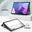 For Lenovo Tab P11 Pro Gen 2 Drop-proof Tablet Cover Auto Wake and Sleep PU Leather Tri-fold Stand Tablet Case - Grey - 4