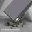 For Lenovo Tab P11 Pro Gen 2 Drop-proof Tablet Cover Auto Wake and Sleep PU Leather Tri-fold Stand Tablet Case - Grey - 7