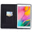 For Samsung Galaxy Tab A 8.0 (2019) SM-T290 (Wi-Fi) / SM-T295 (LTE) Pattern Printing Tablet Case PU Leather Magnetic Clasp Stand Cover with Card Pocket - Facial Expression - 2
