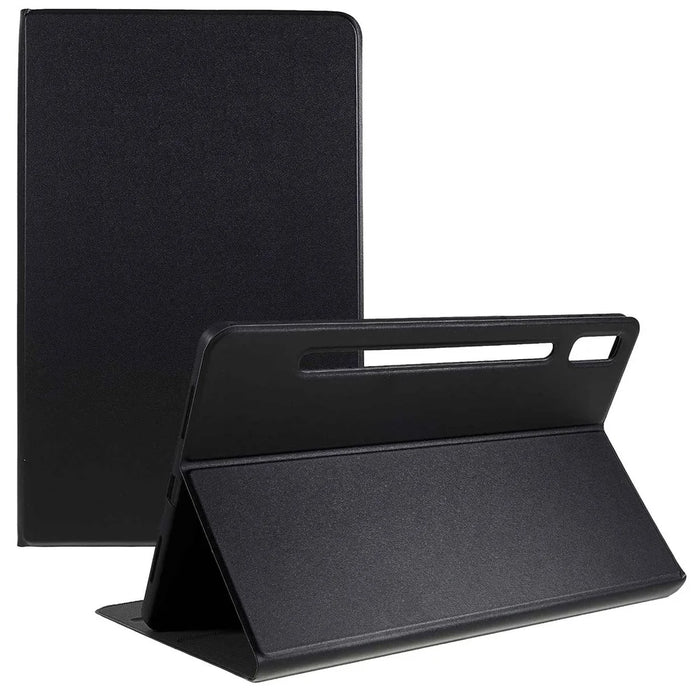 PU Leather Drop-proof Case for Lenovo Pad Pro 2022 11", Adjustable Stand Anti-Scratch Tablet Protective Cover - Black - 1