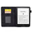 For Amazon Kindle Paperwhite 5 (2021) Love Heart Imprinted PU Leather Flip Stand Case Solid Color Card Holder Protective Cover - Black - 2