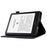 For Amazon Kindle Paperwhite 5 (2021) Love Heart Imprinted PU Leather Flip Stand Case Solid Color Card Holder Protective Cover - Black - 3