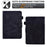 For Amazon Kindle Paperwhite 5 (2021) Love Heart Imprinted PU Leather Flip Stand Case Solid Color Card Holder Protective Cover - Black - 5