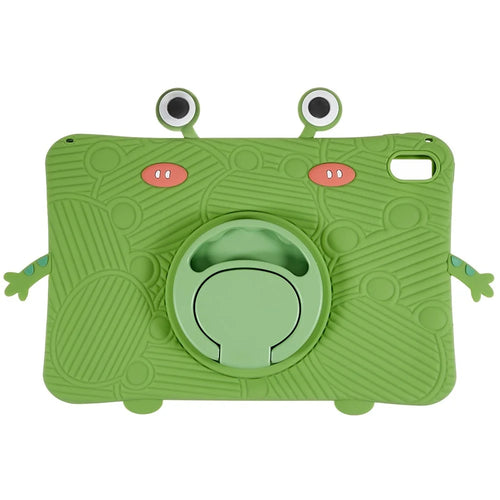For Lenovo Tab P11 TB-J606F Cartoon Frog Design Anti-drop Tablet Case Silicone + PC Kickstand Protective Cover - 1