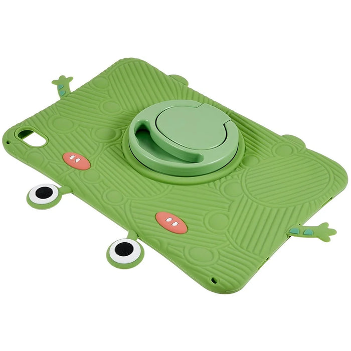 For Lenovo Tab P11 TB-J606F Cartoon Frog Design Anti-drop Tablet Case Silicone + PC Kickstand Protective Cover - 3