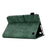 For Amazon Fire 7 (2022) Solid Color Imprinted PU Leather Drop-proof Cover Card Slots Design Flip Stand Protective Case - Green - 4