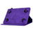 Protective Case for Universal 7 inch Anti-Fall Tablet Cover Pattern Imprinted Solid Color Auto Wake / Sleep Leather Case with Card Slots / Stand - Purple - 3