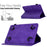 Protective Case for Universal 7 inch Anti-Fall Tablet Cover Pattern Imprinted Solid Color Auto Wake / Sleep Leather Case with Card Slots / Stand - Purple - 6