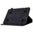 Anti-Fall Folio Flip Case for Universal 8 inch Tablet Protective Cover Pattern Imprinted Solid Color Auto Wake / Sleep Leather Case with Card Slots / Stand - Black - 3