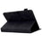 Anti-Fall Folio Flip Case for Universal 8 inch Tablet Protective Cover Pattern Imprinted Solid Color Auto Wake / Sleep Leather Case with Card Slots / Stand - Black - 4
