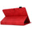 Anti-Scratch Case for Universal 10 inch Auto Wake / Sleep Tablet Leather Cover Pattern Imprinted Solid Color Protective Case with Card Slots / Stand - Red - 4