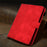 Anti-Scratch Case for Universal 10 inch Auto Wake / Sleep Tablet Leather Cover Pattern Imprinted Solid Color Protective Case with Card Slots / Stand - Red - 7