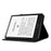 For Amazon Kindle Paperwhite 5 (2021) Anti-Drop Leather Case Auto Wake / Sleep Shockproof Cover Solid Color Pattern Imprinted Tablet Protector with Card Slots / Stand - Black - 3