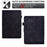 For Amazon Kindle Paperwhite 5 (2021) Anti-Drop Leather Case Auto Wake / Sleep Shockproof Cover Solid Color Pattern Imprinted Tablet Protector with Card Slots / Stand - Black - 6