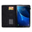 For Samsung Galaxy Tab A 10.1 (2016) (T580 / T585) Auto Wake / Sleep Shockproof Case Pattern Imprinted Anti-Drop Case Solid Color Tablet Leather Cover with Card Slots / Stand - Black - 2