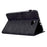 For Samsung Galaxy Tab A 10.1 (2016) (T580 / T585) Auto Wake / Sleep Shockproof Case Pattern Imprinted Anti-Drop Case Solid Color Tablet Leather Cover with Card Slots / Stand - Black - 4