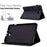 For Samsung Galaxy Tab A 10.1 (2016) (T580 / T585) Auto Wake / Sleep Shockproof Case Pattern Imprinted Anti-Drop Case Solid Color Tablet Leather Cover with Card Slots / Stand - Black - 7